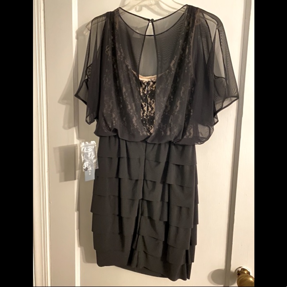 NWT London Times Black Cocktail Dress